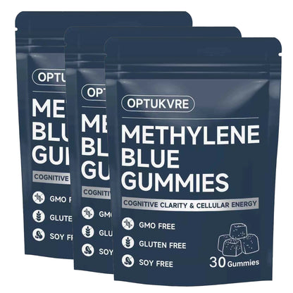 Methylene Blue Gummies 5mg, 30 Count Dietary Supplement
