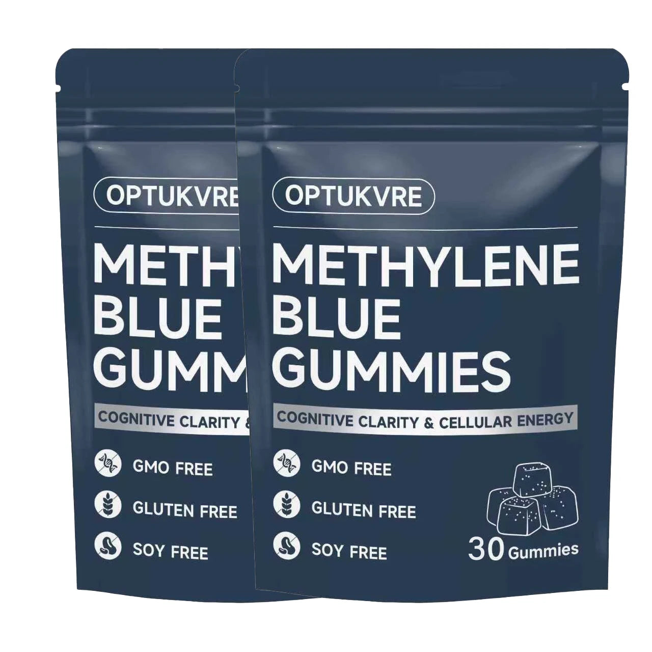 Methylene Blue Gummies 5mg, 30 Count Dietary Supplement