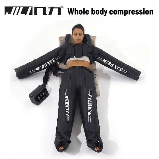Air Compression Foot & Leg Massager, 8-Chamber Pressotherapy Boots for Muscle Recovery & Relaxation