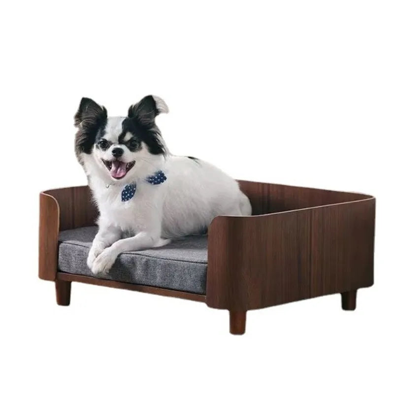 Modern Wooden Cat & Dog Kennel, Comfortable Indoor Pet Bed & Furniture - Bond Well Supplies