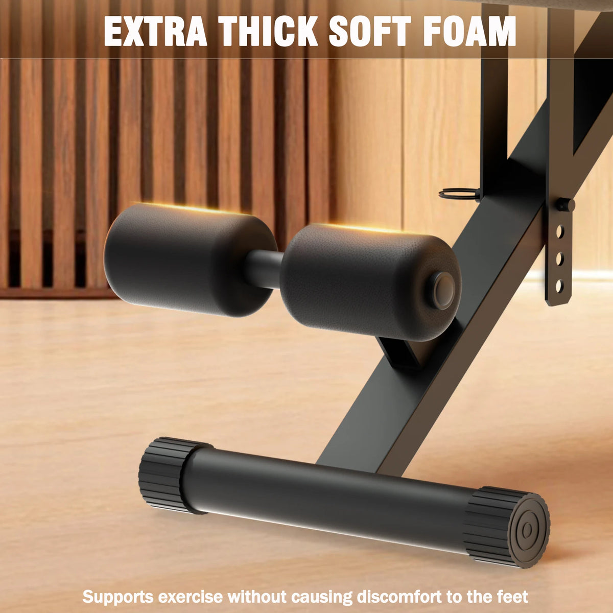 Multifunctional Weight Bench, Adjustable Foldable Workout Bench for Dumbbell Press & Strength Training