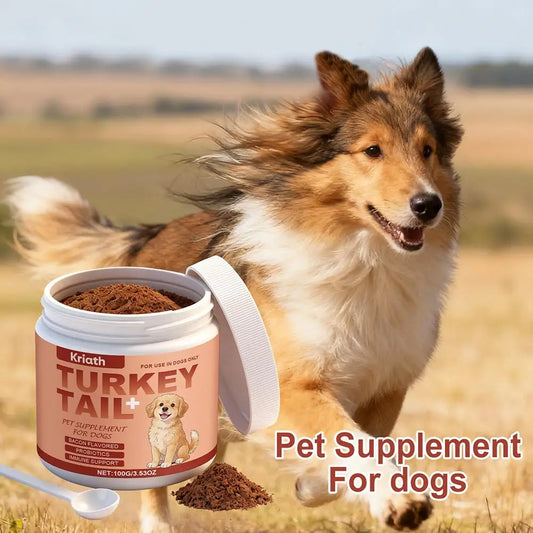 Dog Immune Support Supplement Powder, 100g Daily Wellness Formula for All Breeds - Bond Well Supplies