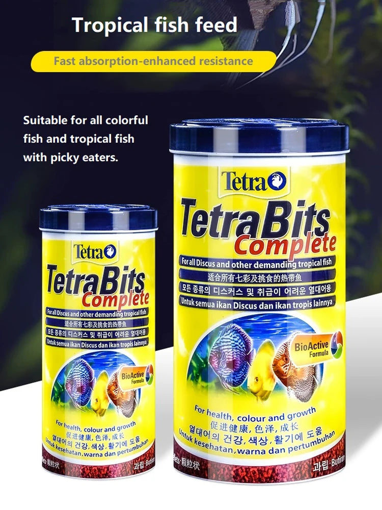 Natural Color-Enhancing Fish Food, 30g Granular Diet for German Angelfish & Tropical Aquarium Fish - Bond Well Supplies