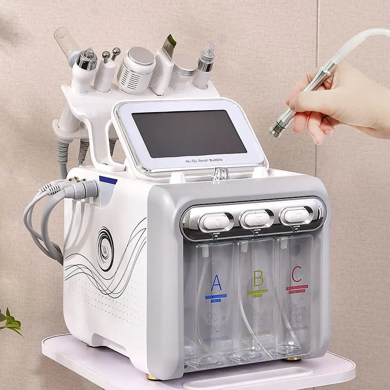 7-in-1 Hydro Facial Beauty Machine, H2O2 Facial Cleansing & Skin Care Device - Bond Well Supplies