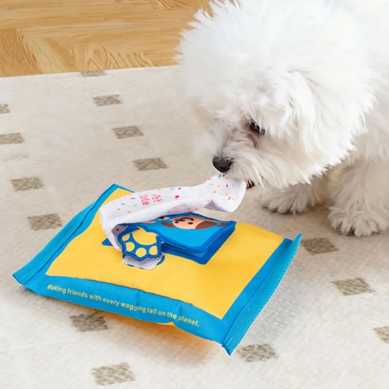 Interactive Puppy Snuffle Puzzle Toy, Food-Hiding Training Game for Mental Enrichment - Bond Well Supplies
