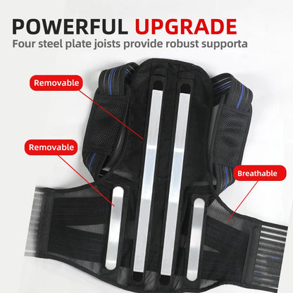 VBOSi Back Support Posture Corrector, Adjustable Design for Men & Women