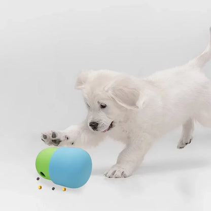 Freezable Silicone Dog Toy, Fill & Freeze Treat Puzzle Ball for Slow-Release Feeding & Summer Enrichment - Bond Well Supplies