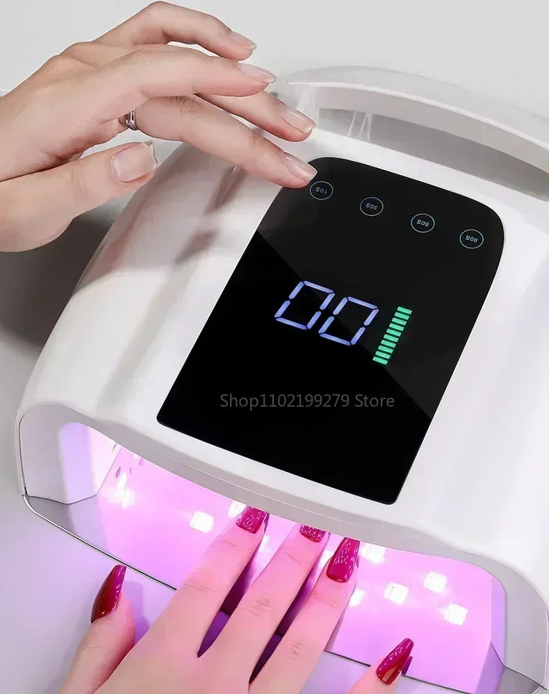 Cordless UV LED Nail Lamp, Rechargeable Gel Polish Curing Dryer with Large Capacity - Bond Well Supplies