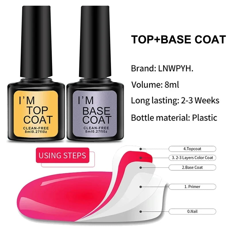Complete Nail Extension Gel Kit, LED Nail Lamp, Nail Drill Machine, Poly Gel, Soak-Off Polish & Manicure Tools - Bond Well Supplies