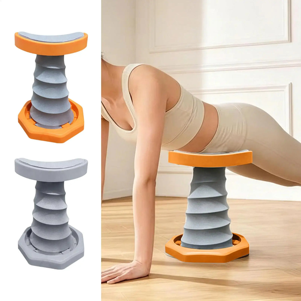 Push-Up Stands with Strong Spring Resistance, Beginner-Friendly Home Workout Exercise Equipment