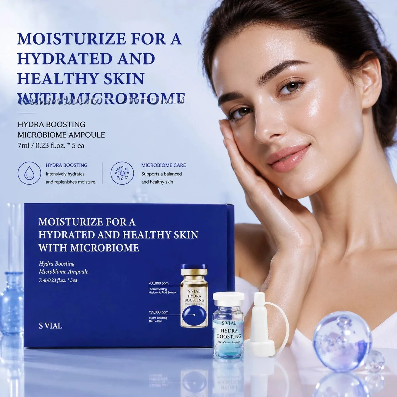 Hydrating PDRN Facial Serum, Korean Skin Care for Firmer and More Radiant-Looking Skin