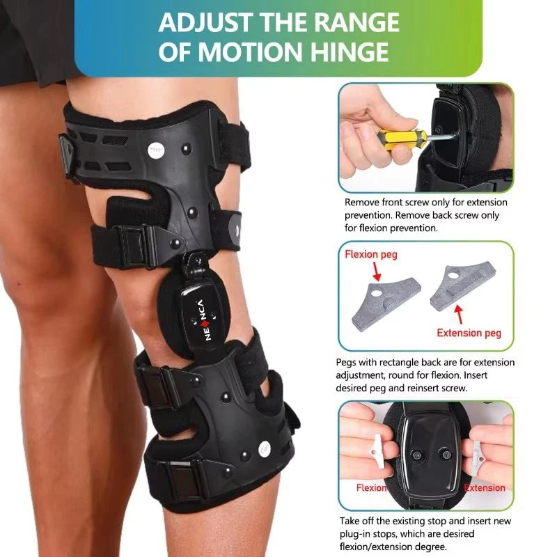 NEENCA Knee Unloader Brace, Adjustable Support for Knee Stability, Joint Care & Daily Activities