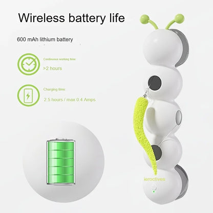 Interactive Automatic Cat Toy with Sensor, USB Rechargeable Exercise Toy for Indoor Cats, Boredom Relief & Entertainment