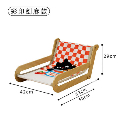 Hemp Rope Cat Scratcher Furniture, Extra-Large Cat Bed & Lounge with Durable Sisal Surface - Bond Well Supplies