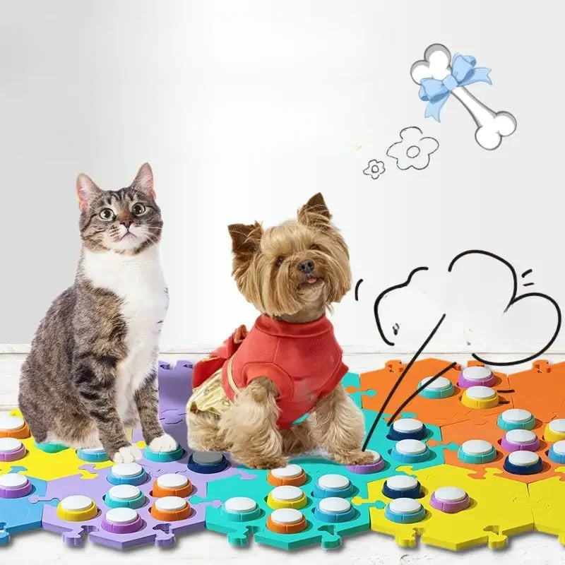 t Communication Buttons for Dogs & Cats, Recordable Voice Training Buttons & Clickers - Bond Well Supplies