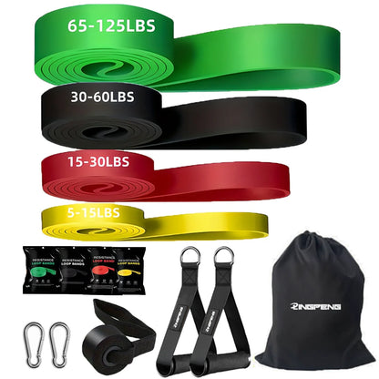 Resistance Training Bands Set, Pull-Up Assist Straps & Leg Exercise Bands for Full-Body Fitness