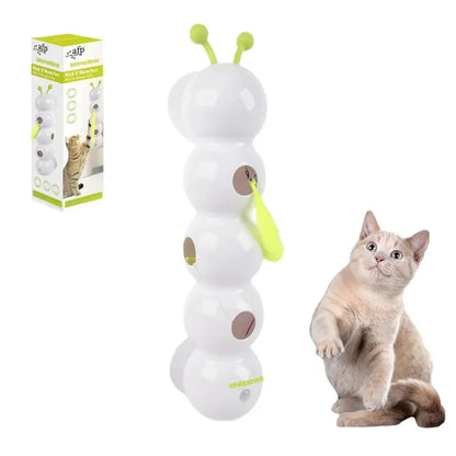 Interactive Automatic Cat Toy with Sensor, USB Rechargeable Exercise Toy for Indoor Cats, Boredom Relief & Entertainment