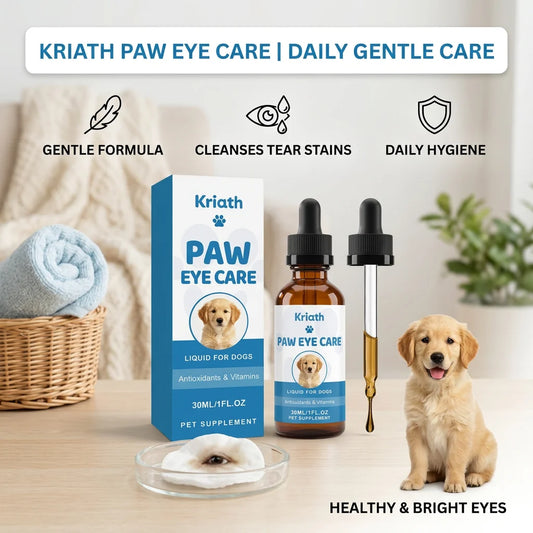 Pet Eye Cleanser Drops, Daily Dog Eye Wash for Tear Stains & Dirt - Bond Well Supplies