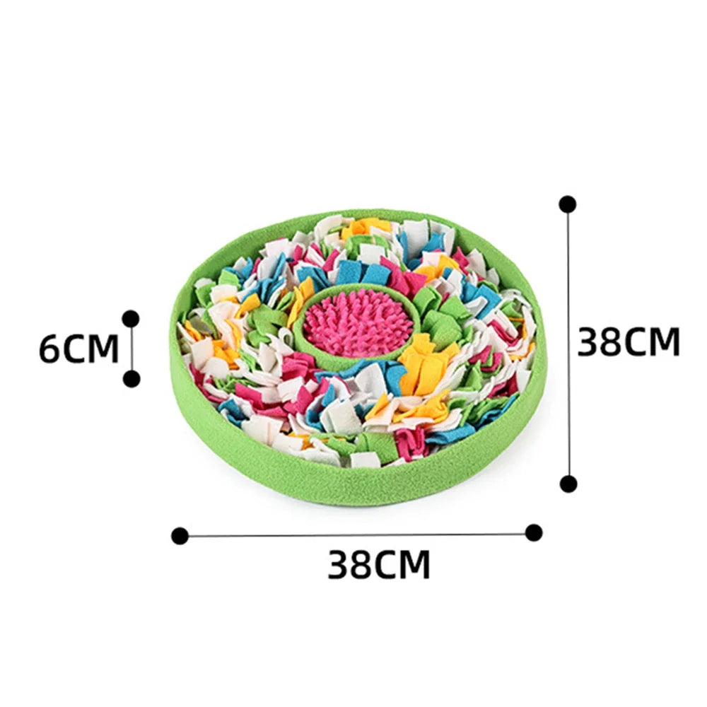 Interactive Dog Snuffle Pad, Hide-and-Seek Food Toy for Outdoor Play & Enrichment - Bond Well Supplies