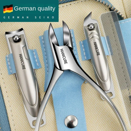 Professional Nail Clipper and Grooming Kit for Home and Travel