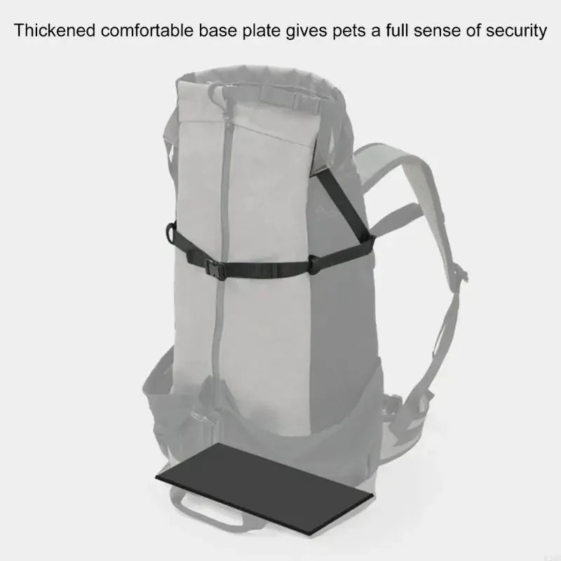 Multifunctional Pet Carrier Backpack, Breathable Mesh Dog Travel Bag for Hiking, Cycling & Outdoor Activities