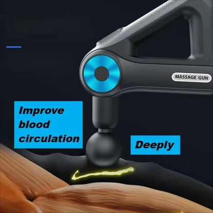 Handheld Muscle Massager for Neck, Shoulders and Back, Low-Noise Operation