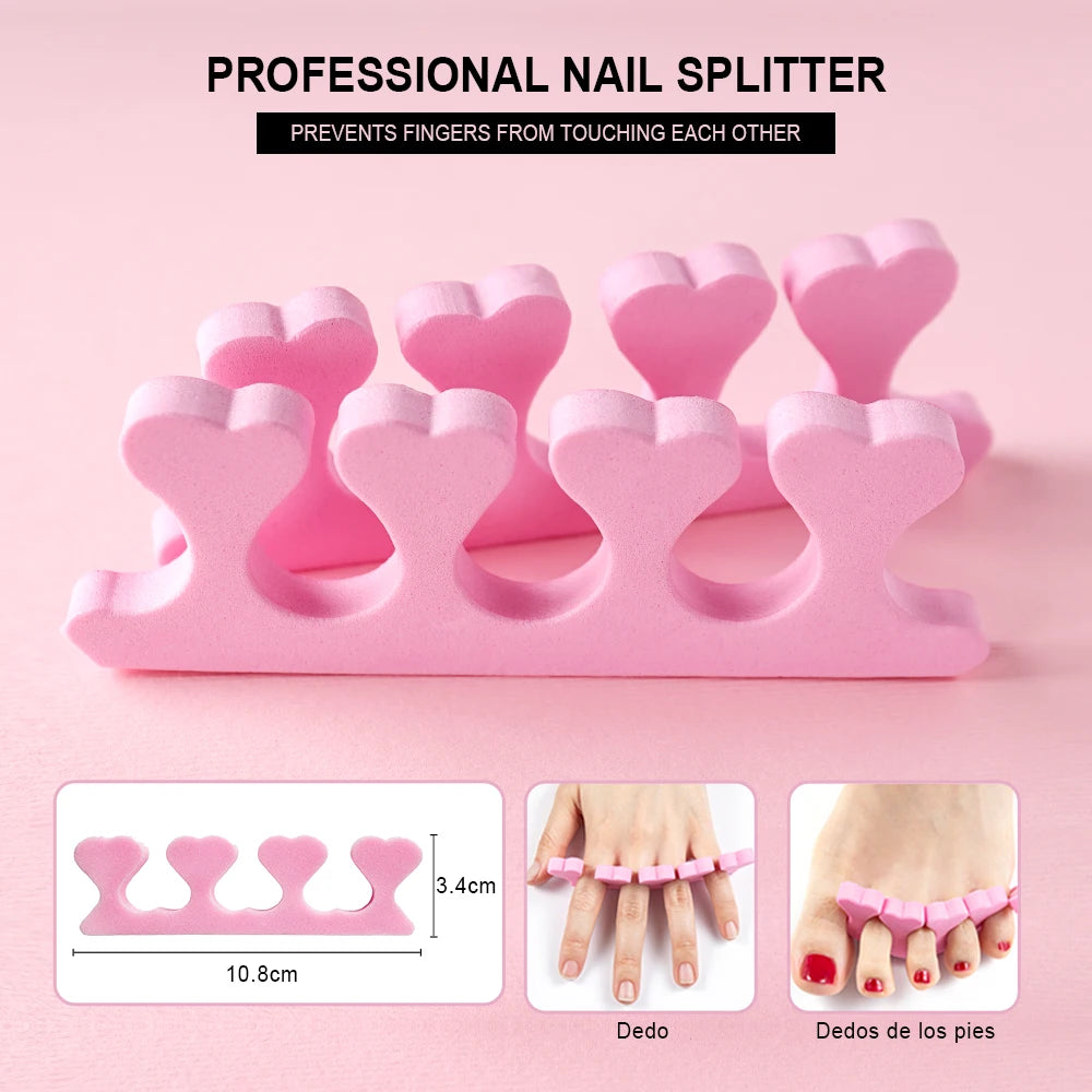 Professional Acrylic Nail Extension Kit, Powder & Liquid Monomer with Crystal Glitter, 3D Nail Tips & Art Tools - Bond Well Supplies