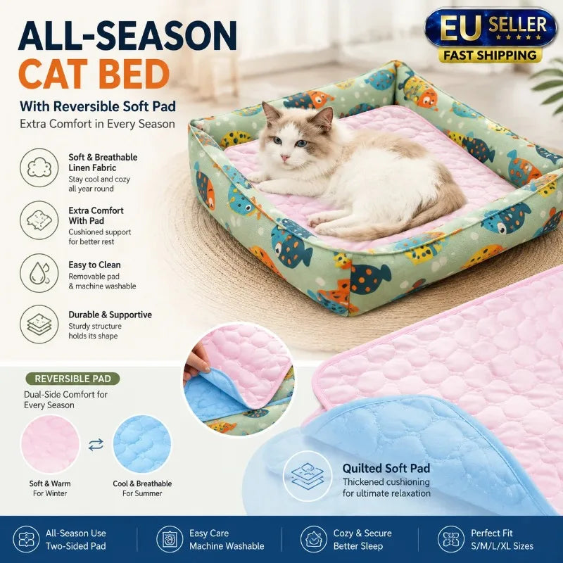 rketplace-Friendly
Pet Cooling Mat for Dogs and Cats, Breathable Washable Cushion