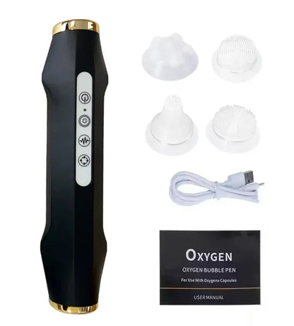 7-in-1 Oxygen Spa Facial Machine, CO2 Bubble Facial Device for Massage, Exfoliation & Skin Rejuvenation - Bond Well Supplies