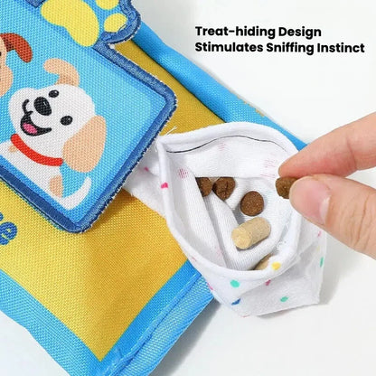 Interactive Puppy Snuffle Puzzle Toy, Food-Hiding Training Game for Mental Enrichment - Bond Well Supplies