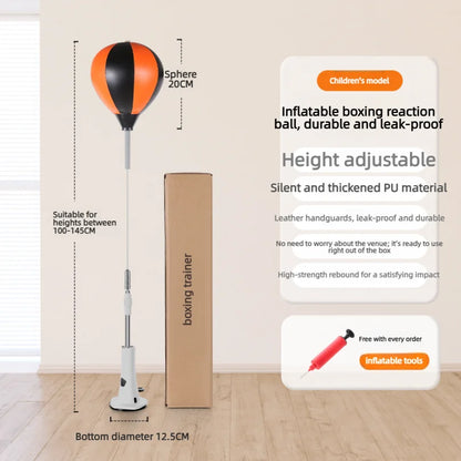 Premium Cobra Reflex Punching Bag, Boxing Agility Training Equipment for Home Fitness