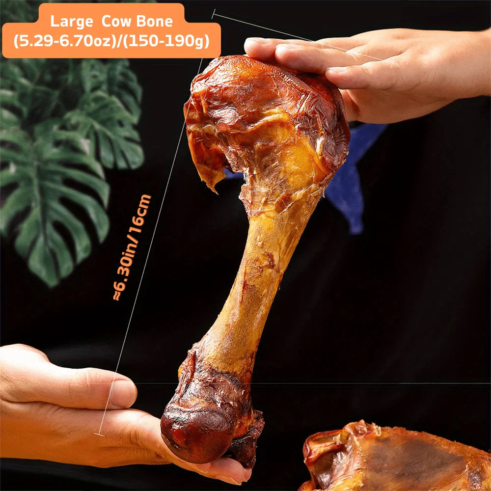 Natural Cow Bone Treat for Dogs, Protein-Rich Chew with Simple Ingredients