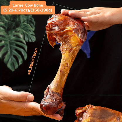 Natural Cow Bone Treat for Dogs, Protein-Rich Chew with Simple Ingredients