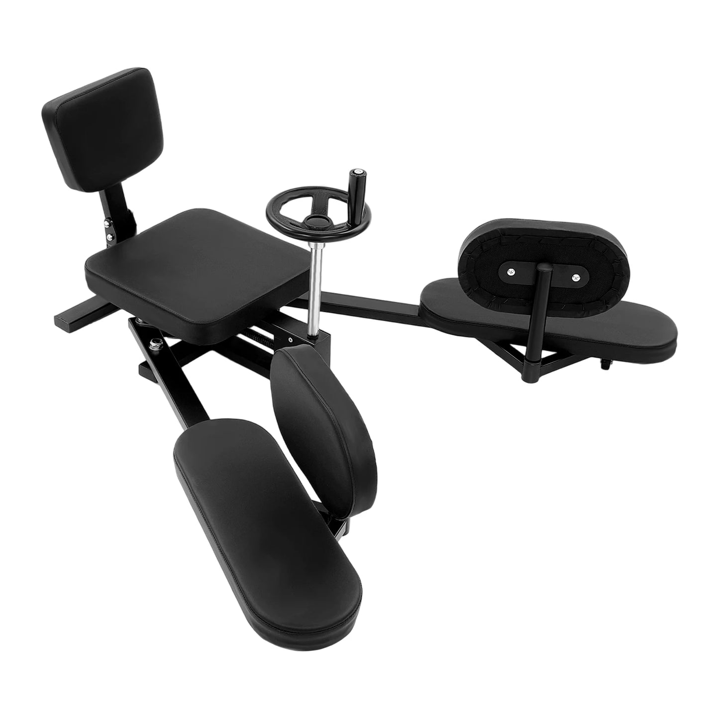 Adjustable Leg Stretching Machine, Horizontal Split Trainer with PU Padded Cushion, 220.46 lb Capacity
