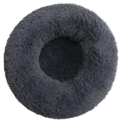 Super Soft Round Dog Bed, Warm Plush Pet House for Medium & Large Dogs, 6 Sizes