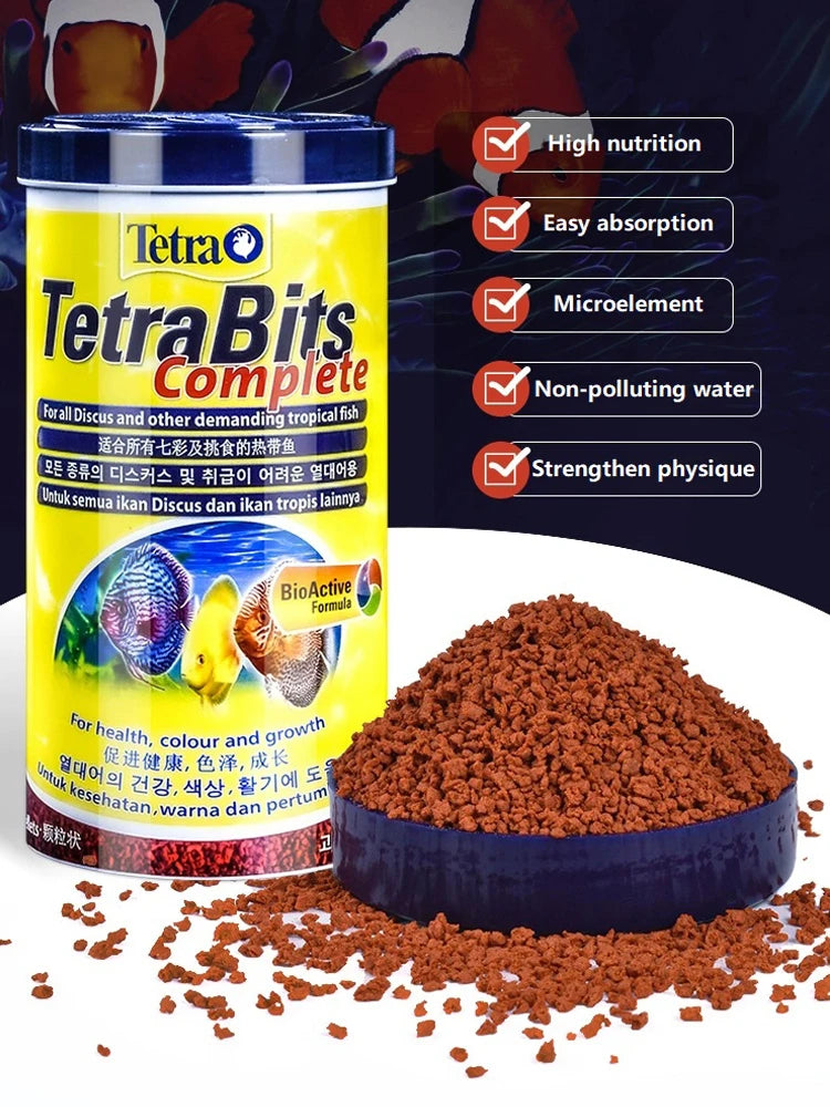 Natural Color-Enhancing Fish Food, 30g Granular Diet for German Angelfish & Tropical Aquarium Fish - Bond Well Supplies