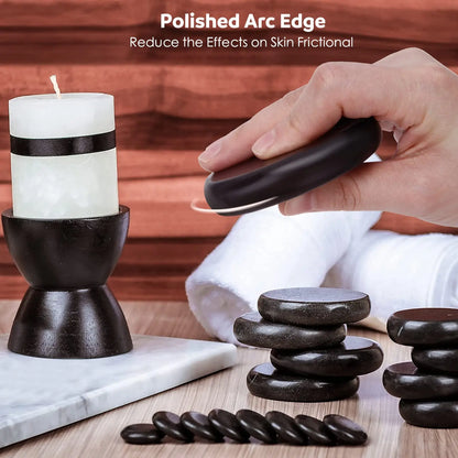 Professional Hot Stone Massage Kit with Temperature-Controlled Heater