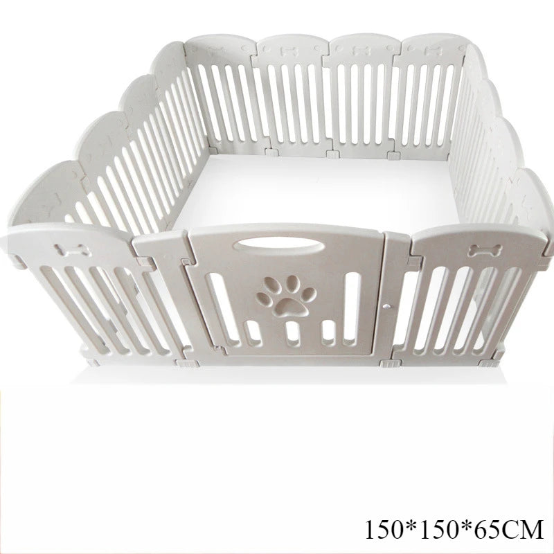 Indoor Pet Fence for Small Dogs, Dog Kennel & Playpen Enclosure with Safety Guard Rails