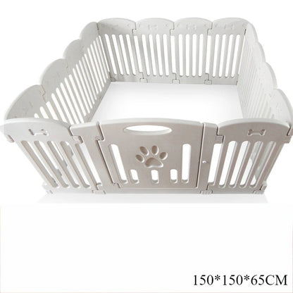 Indoor Pet Fence for Small Dogs, Dog Kennel & Playpen Enclosure with Safety Guard Rails