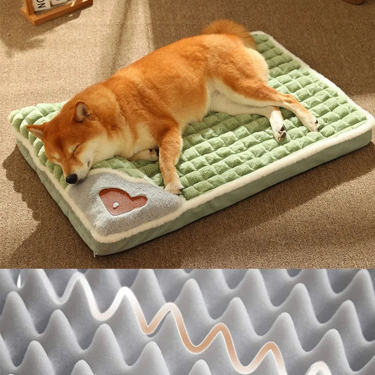 Comfortable Detachable Dog House Bed, Supportive Pet Mat for Indoor Rest & Daily Use