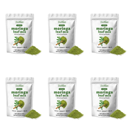 Organic Moringa Oleifera Leaf Powder 180g, Green Superfood with Vitamins A & C, Calcium & Iron - Bond Well Supplies