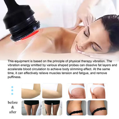Professional High-Frequency Vibrating Massager, G5 Body Massage Machine with 5 Massage Tips