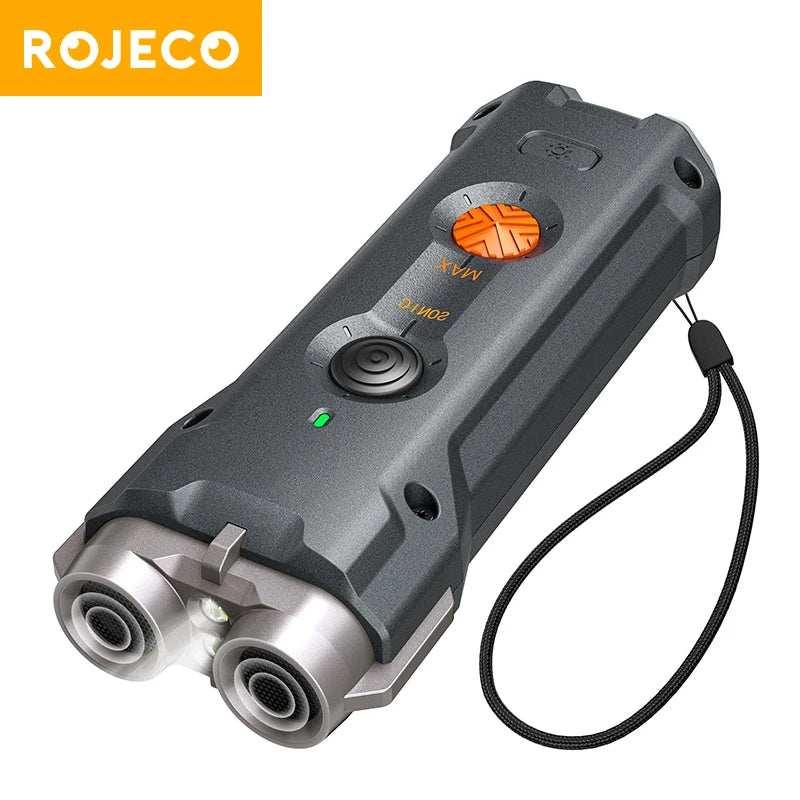 Rechargeable Ultrasonic Dog Training Device with LED Flashlight