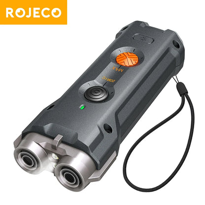 Rechargeable Ultrasonic Dog Training Device with LED Flashlight