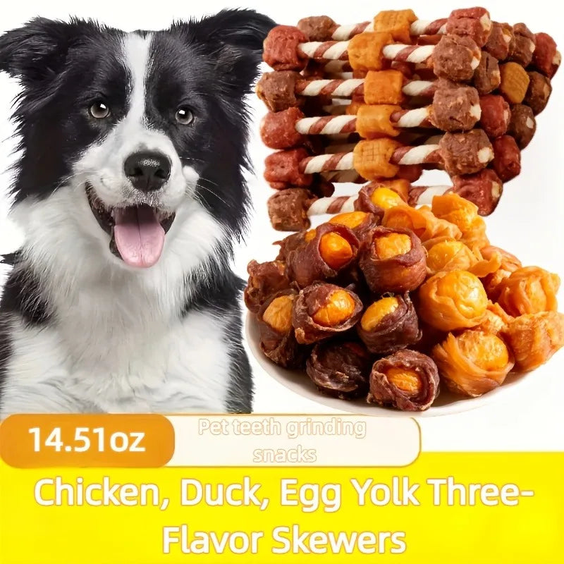 Natural Dried Duck Meat Dog Treats, High-Protein Training Rewards for Small, Medium and Large Dogs