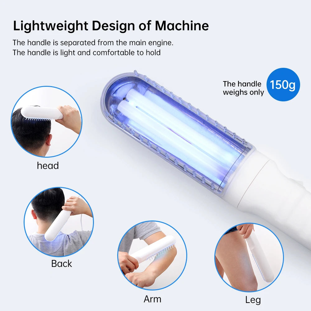 YOUWEMED 311nm UVB Phototherapy Lamp for Targeted Skin Care