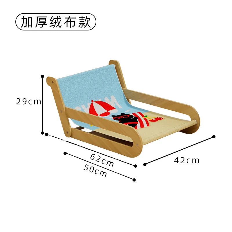 Hemp Rope Cat Scratcher Furniture, Extra-Large Cat Bed & Lounge with Durable Sisal Surface - Bond Well Supplies