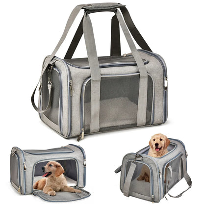 Soft-Sided Pet Carrier Backpack, Airline-Approved Travel Bag for Small Dogs and Cats