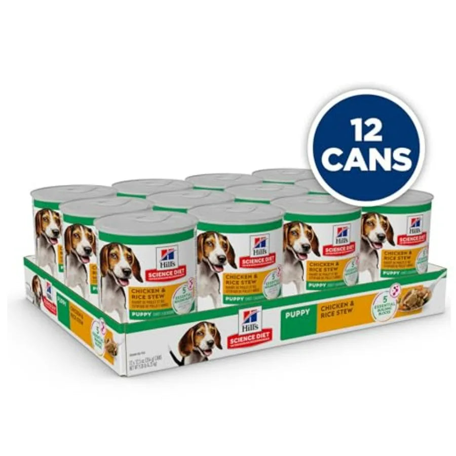 Puppy Wet Dog Food, 12-Pack Cans, Complete and Balanced Nutrition