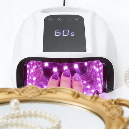 Cordless UV LED Nail Lamp, Rechargeable Gel Polish Curing Dryer with Large Capacity - Bond Well Supplies